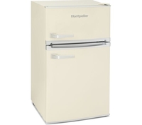MONTPELLIER Retro MAB2035C Undercounter Fridge Freezer - Cream
