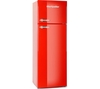 MONTPELLIER Retro MAB346R 80/20 Fridge Freezer - Red