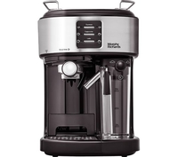 MORPHY RICHARDS 172023 Traditional Pump Espresso Coffee Machine - Black & Silver