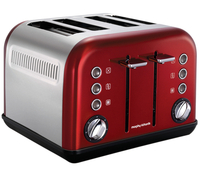 MORPHY RICHARDS Accents 242004 4-Slice Toaster - Red