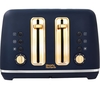 MORPHY RICHARDS Accents 242045 4-Slice Toaster - Midnight Blue & Gold