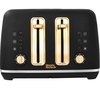 MORPHY RICHARDS Accents 242047 4-Slice Toaster - Black & Gold