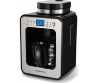 MORPHY RICHARDS Evoke Grind & Brew Bean to Cup Coffee Machine - Black & Silver