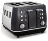 MORPHY RICHARDS Evoke One 4-Slice Toaster - Black