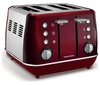 MORPHY RICHARDS Evoke One 4-Slice Toaster - Red