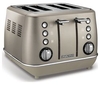 MORPHY RICHARDS Evoke Premium 4-Slice Toaster - Platinum