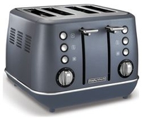 MORPHY RICHARDS Evoke Premium 4-Slice Toaster - Steel Blue