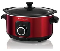 MORPHY RICHARDS Evoke Sear & Stew 460014 Slow Cooker - Red