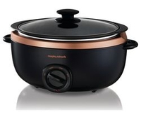 MORPHY RICHARDS Evoke Sear & Stew 461016 Slow Cooker - Black & Rose Gold