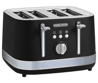 MORPHY RICHARDS Illumination 248020 4-Slice Toaster - Black