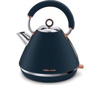 MORPHY RICHARDS Rose Gold Collection Accents 102039 Traditional Kettle - Blue & Rose Gold