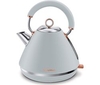 MORPHY RICHARDS Rose Gold Collection Accents 102040 Traditional Kettle - Grey & Rose Gold