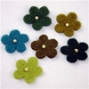 Habico Felt Shapes 2.5cm Mini Flower wit