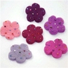 Habico Felt Shapes 3.5cm Flower with Mix