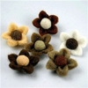 Habico Felt Shapes 3cm 5 Petal Flower wi