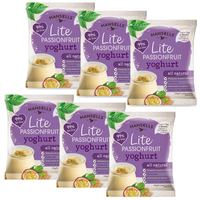 Hansells Lite Passionfruit Yoghurt Sachet - Pack of 6