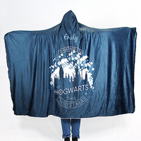 Harry Potter Adult Hooded Blanket Stay At Hogwarts
