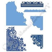 Heartfelt Creations Fleur Borders and Pockets Die