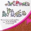 Heartfelt Creations Leaping Frogs Cling