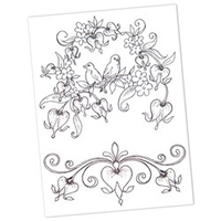 Heartfelt Creations Love Bird Hangout - Pre-cut Set of 2 Stamps