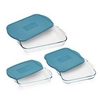Heat Resistant Oven,  Microwave,  Freezer To Table 3 piece set