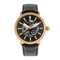 Heritor Gents Mattias Automatic Watch with Genuine Leather Strap