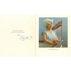 HM Queen Mother Original Personal Xmas Card Personally Signed by HM Queen Mother