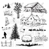 Hobby Art Old Barn Stamp Set