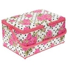 Hobbygift Classic Sewing Basket,  Polka D