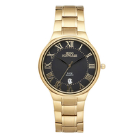 Hugo Schwaze Gents Gold Seiko Slim Watch with Stainless Steel Bracelet