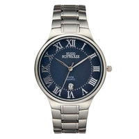Hugo Schwaze Gents Seiko Slim Watch with Stainless Steel Bracelet