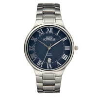 Hugo Schwaze Gents Seiko Slim Watch with Stainless Steel Bracelet