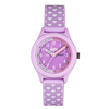 Hype Kids Lilac and Heart Pattern Watch with Silicone Strap