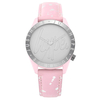 Hype Ladies Watch with Pink Pu Leather Strap