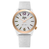 Hype Ladies White Watch with White Silicone Strap