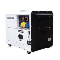 Hyundai 5.2kW/6.5kVA 115v/230v Silenced Diesel Generator