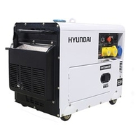 Hyundai 6.0kW/7.2kVA 115v/230v Silenced Diesel Generator