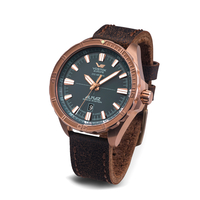 Vostok Europe Gents Almaz Automatic Watch with Bronze Case and Genuine Leather Strap