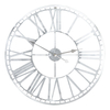 Silver Numeral Clock - Silver